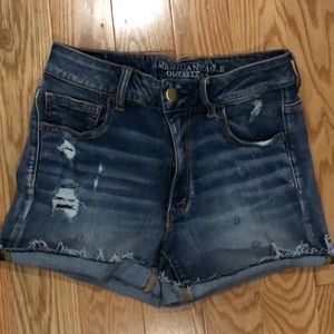 Ripped American Eagle jean shorts size 8